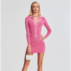 SER.O.YA Pink Long Sleeve Dress